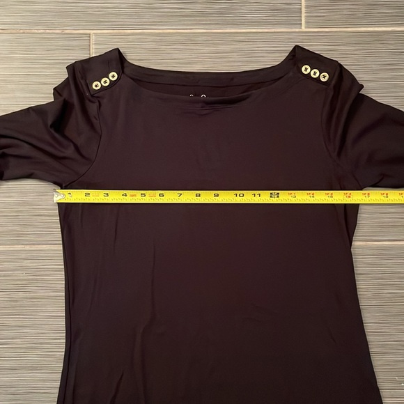 Lilly Pulitzer Black 3/4 Sleeves Sophie Dress Sz Small UPF 50+ Sun Protection - Picture 11 of 13